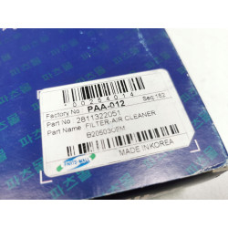 Filtr powietrza Hyundai Accent 1.5 PARTS-MALL B20503 2811322051 PAA-012