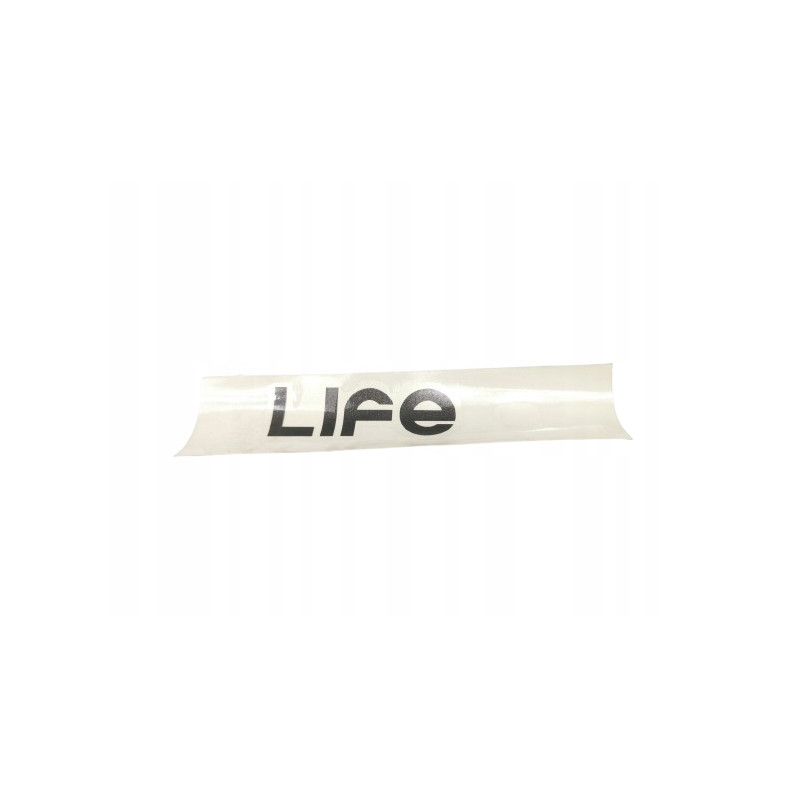 Naklejka, napis LIFE ciemny lewy Daewoo Matiz 96324281
