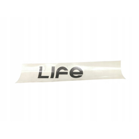 Naklejka, napis LIFE ciemny lewy Daewoo Matiz 96324281