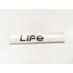 Naklejka, napis LIFE ciemny lewy Daewoo Matiz 96324281