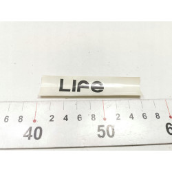 Naklejka, napis LIFE ciemny lewy Daewoo Matiz 96324281