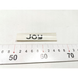 Naklejka, napis JOY lewy ciemny Daewoo Matiz OE 96324287