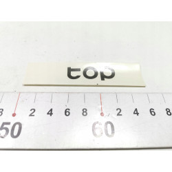 Naklejka, napis TOP ciemny prawy Daewoo Matiz 1998-2006 OE 96324276