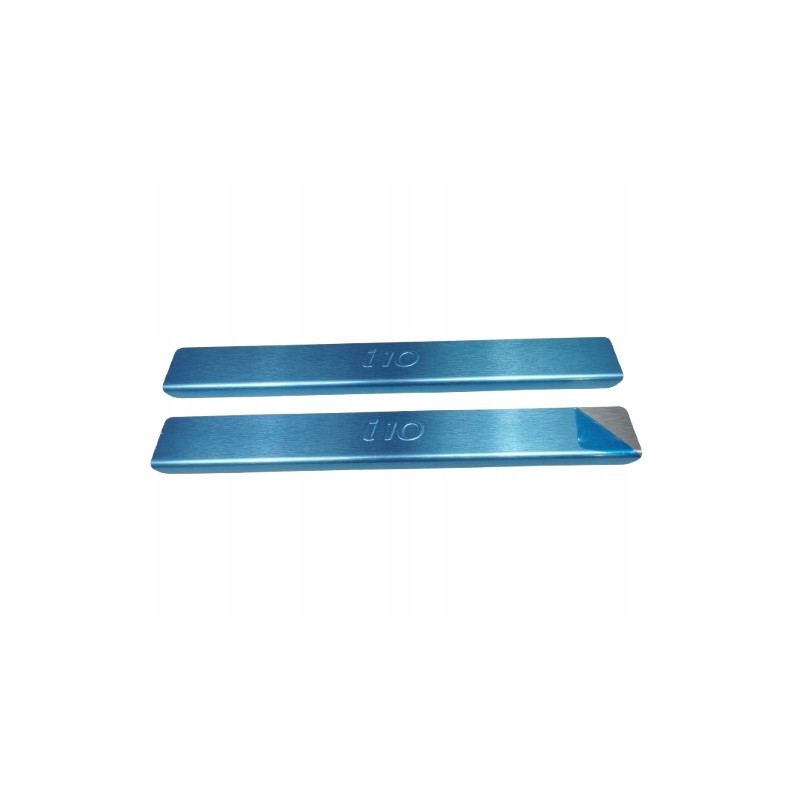 NAKŁADKI PROGOWE ALUMINIUM SREBRNE HYUNDAI i10 AVI10-24104