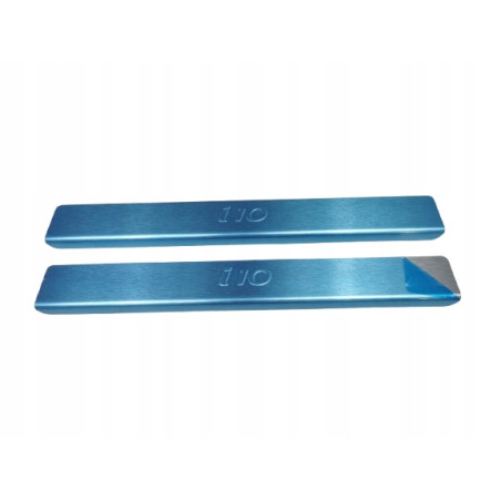NAKŁADKI PROGOWE ALUMINIUM SREBRNE HYUNDAI i10 AVI10-24104