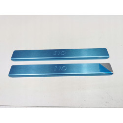 NAKŁADKI PROGOWE ALUMINIUM SREBRNE HYUNDAI i10 AVI10-24104