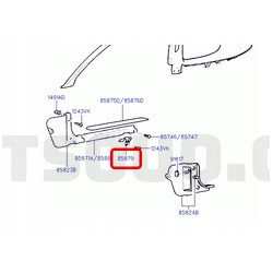 Klips, listwy progowej Hyundai Tiburon 97 (1996-2001) OE 85879-27000