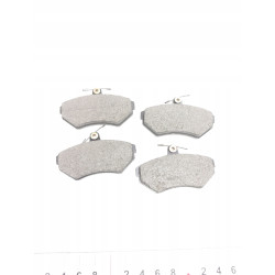 Klocki hamulcowe przód Volkswagen Polo III ROULUNDS WVA 21945 D11044 634281