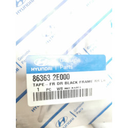 Taśma, listwa drzwi lewy przód Hyundai Tucson 2004- OE 86363 2E000