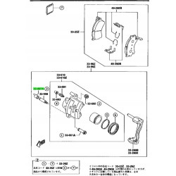 Nasadka, sworzeń prowadzący Mazda 323 626 OE GA5R-33-684