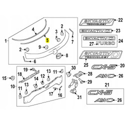 Ochraniacz, listwa Mazda CX-5 OE KB8V-50-814