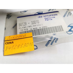 NAKLEJKA ZAŚLEPKATABLICA IDENTYFIKACYJNA HYUNDAI ACCENT 2006- 84129-33010