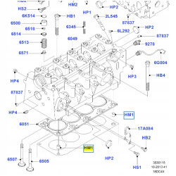 Tuleja - Prowadnica Głowica Cylindrowa FORD Focus 1998-2005 (CAK) 1018570
