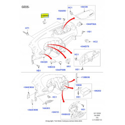 Spinka, Zamykanie Tablica Przyrządów FORD KA 1996-2008 (CCQ) OE 1028729