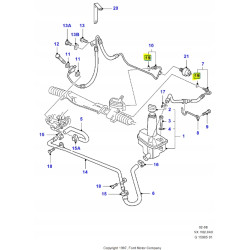 "O" Ring, przewód wspomagania Ford Galaxy 1994-2000 (VX) OE 7201778