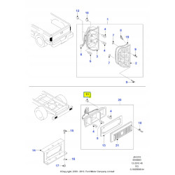 Nakrętka Rozprężna, Lampa Tył FORD Ranger 1998-2003 (ER) OE 4006456