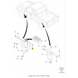 Nakrętka Rozprężna, Lampa Tył FORD Ranger 1998-2003 (ER) OE 4006456