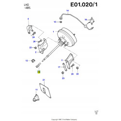 Zacisk, Wspomag. Hamulca FORD Mondeo 1992-1996 (FD) OE 6778684