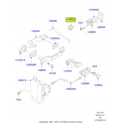 Ustalacz - Bęben Zamka Drzwi Tył Ford Focus 1998-2005 (CAK) OE 1074601