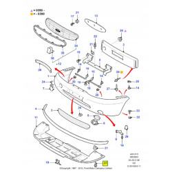 Śruba/wkręt 5,9X24MM Izolatory i osłony FORD Mondeo 1996-2000 (GD) 6958050