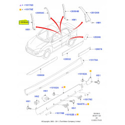 Listwa drzwi lewy przód Ford Focus 1998-2005 (CAK) OE 1131962