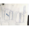 Zestaw - Osłona przedziału ładunkowego FORD Escort/Orion 1990-1995 5028453