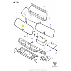 Pokrycie -Złącze Listwy Szyba Prz. FORD Escort/Orion 1981-1986 (CA) 6078594