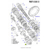 Pierścień - Zatrzymujący skrzyni biegów FORD Fiesta 1976-1989 (AX) 6113437