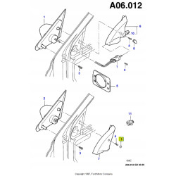 Zaślepka lusterka FORD Mondeo 1996-2000 (GD) OE 1069962