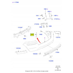 Nit, Zderzak Przedni FORD Fiesta 01-08 / Fusion 01-12 (CBK) OE 6820737