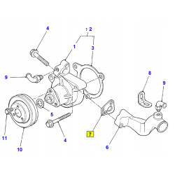 Uszczelka, pompa wody Ford Fiesta 1976-1989 (AX) OE 6886006