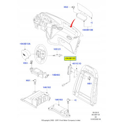 Poduszka powietrzna fotela prawy przód Ford Focus 1998-2005 (CAK) 1209665