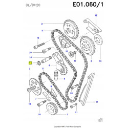 Ustalacz, Napęd Rozrządu FORD Sierra 1987-1993 (DD) OE 1651867