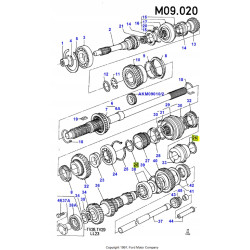 Przekładka - Podkładka FORD Sierra 1982-1986 (CD) OE 6098666