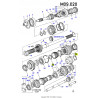 Przekładka - Podkładka FORD Sierra 1982-1986 (CD) OE 6098666