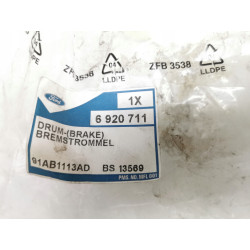 Bęben hamulcowy tył Ford Escort V OE 6920711