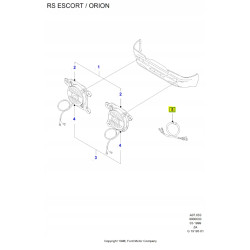 Wiązka Przewody Reflektory 'RS' FORD Escort/Orion 1990-1995 (EA) OE 5028635