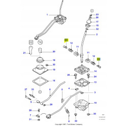 Śruba lewarek zmiany biegów FORD Fiesta 1976-1989 (AX) OE 1648726
