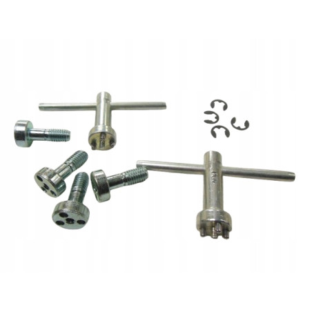 Zestaw kluczy antykradzieżowych do śrub felg Ford KA 1996- OE 5050818