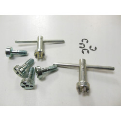 Zestaw kluczy antykradzieżowych do śrub felg Ford KA 1996- OE 5050818