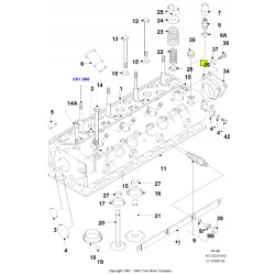 Uszczelka, Głowica Cylindrów/Zawory/Pokrywa FORD Sierra 1987-1993 1576308