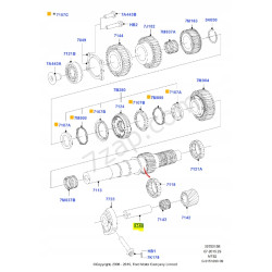 Wał - bieg wsteczny napinacza FORD Transit (Turkey) 2001-2006 OE 1384617