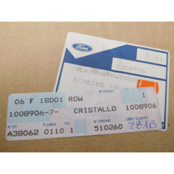 Szkło - Okno ćwiartkowe FORD Fiesta 1995-2002 (DX) OE 1008906