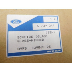 Szkło - Okno uchylne Ford Fiesta 1989-1996 OE 6739244