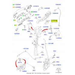 Osłona, zamek drzwi przednie FORD Focus 04-08/Focus C-MAX 03-07 OE 1329749