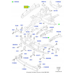 Przedłużenie, Nośnik - Błotnik Przedni FORD Focus 1998-2005 OE 1135289
