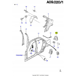 Panel - Zamykanie Lampy Tylnej FORD Mondeo 1992-1996 OE 6847111