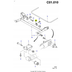Zacisk - Tuleja Tylna oś FORD Escort 1995-2001 OE 6711527