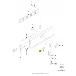 Śruba, Klapa Tylna I Części Towarzyszące FORD Ranger 2002-2011 OE 4161625
