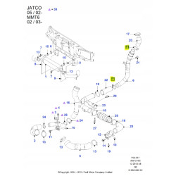 Zacisk - Przewód Elastyczny FORD Mondeo 2000-2007 OE 1251125